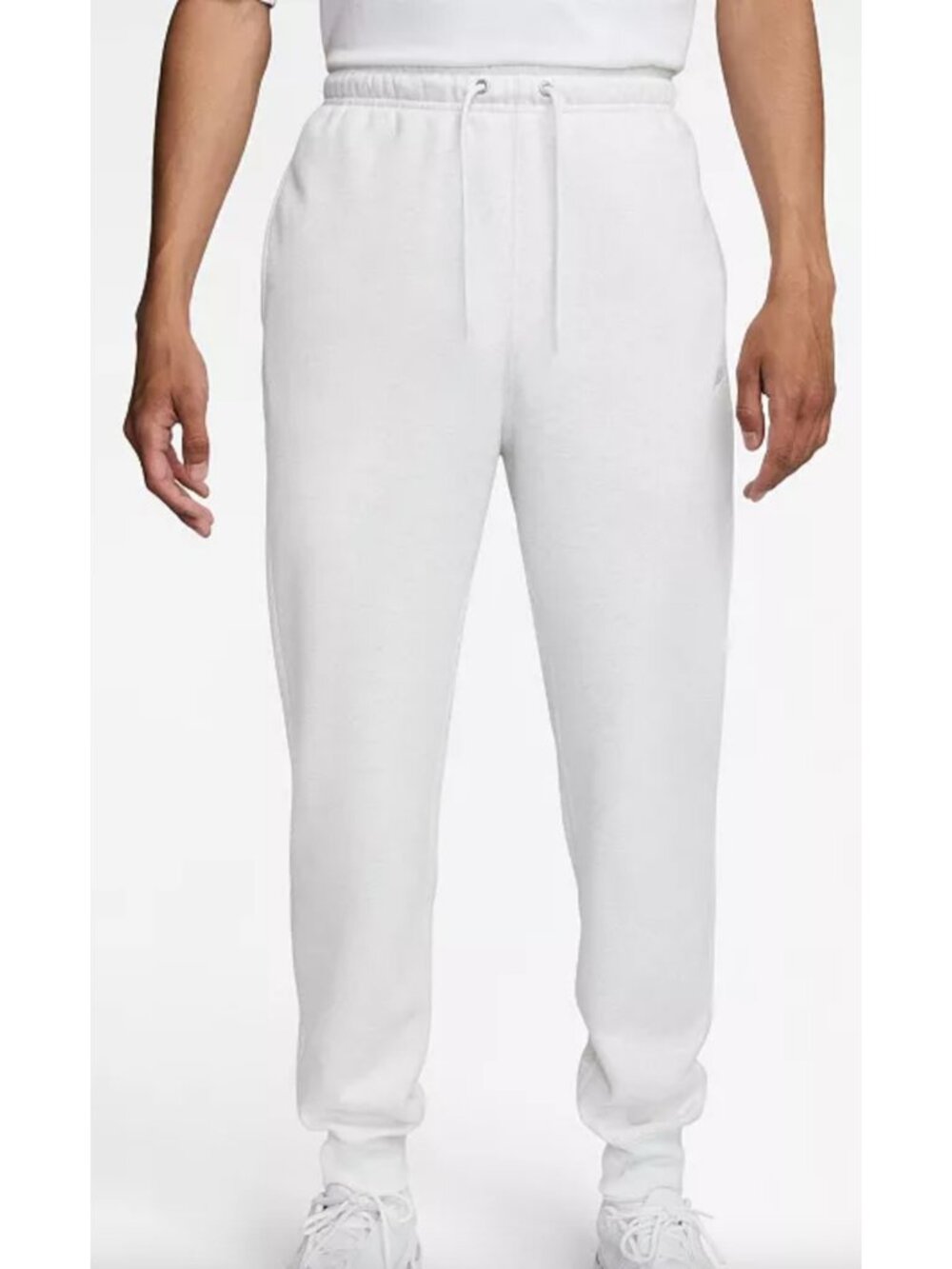 Nike Men Club Fleece Joggers XL Gray Heather Sweatpants Standard Fit FN3787-051